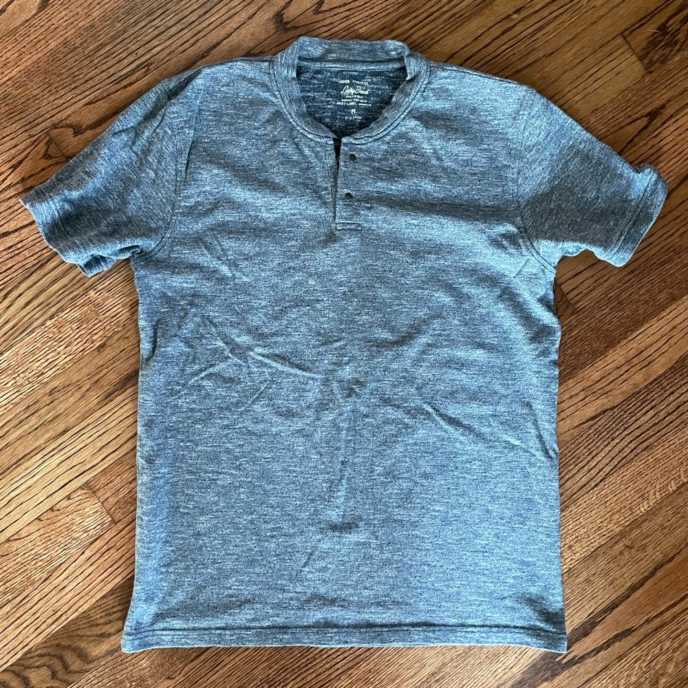 Lucky | Heathered Gray Tee | M